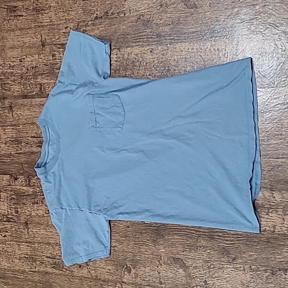 Boys Hanes Comfort Soft Small Light Blue Short Sleeve T-Shirt
